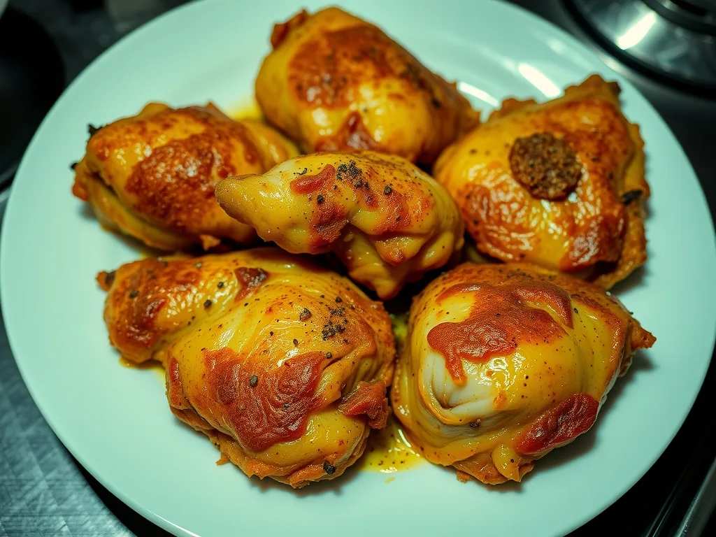 Crispy Baked Chicken Thighs