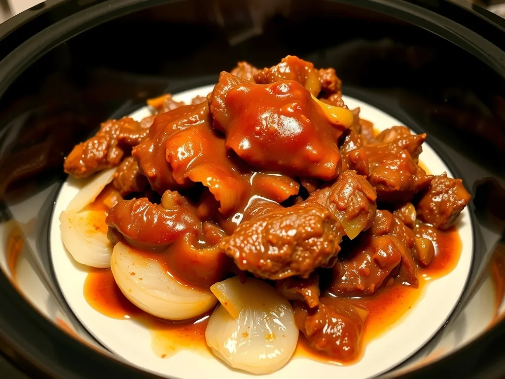 Crockpot BBQ Beef
