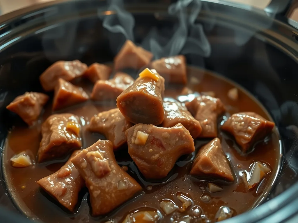 Crockpot Beef Tips and Gravy