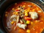 Crockpot Chicken Tortilla Soup