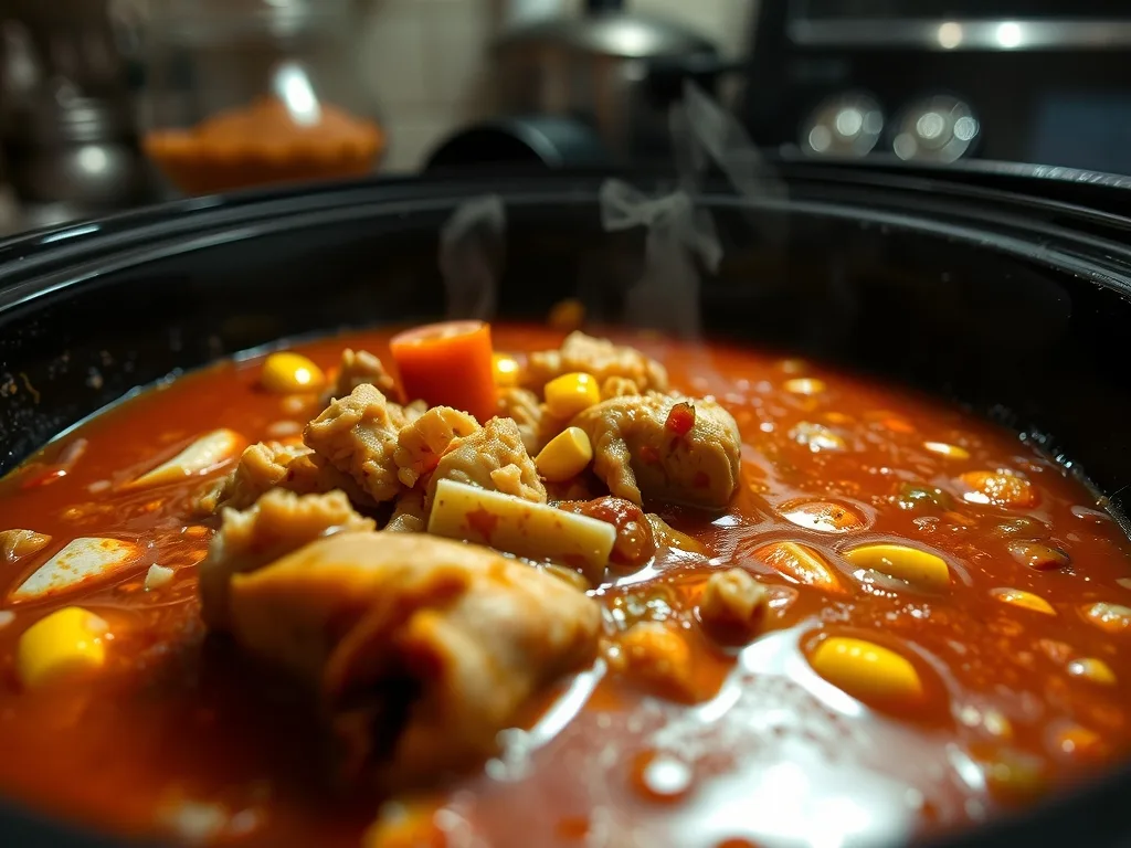 Crockpot Chicken Tortilla Soup