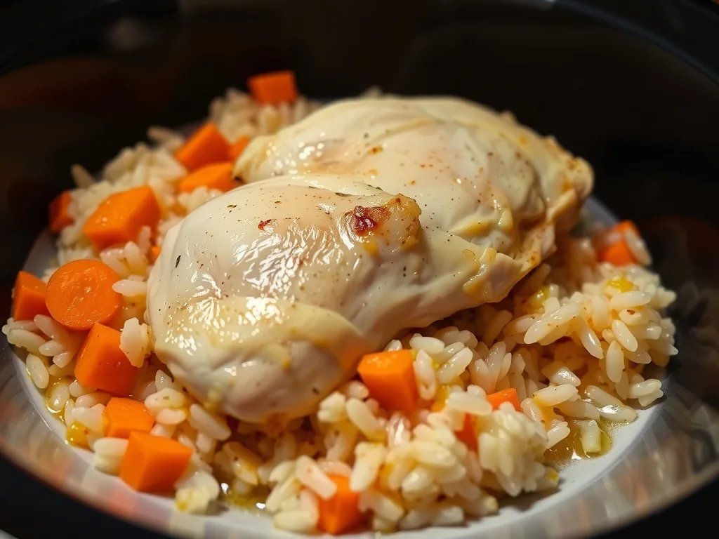 Crockpot Chicken and Rice