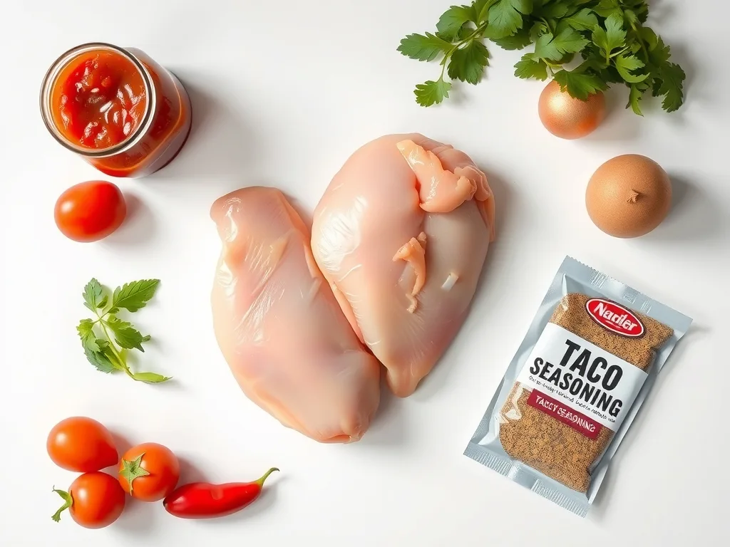 Ingredients - 3-Ingredient Salsa Chicken