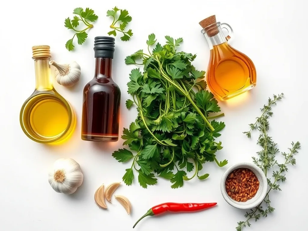 Ingredients - 5-Minute Chimichurri Sauce