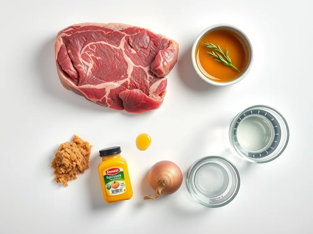 Ingredients - Baked Corned Beef