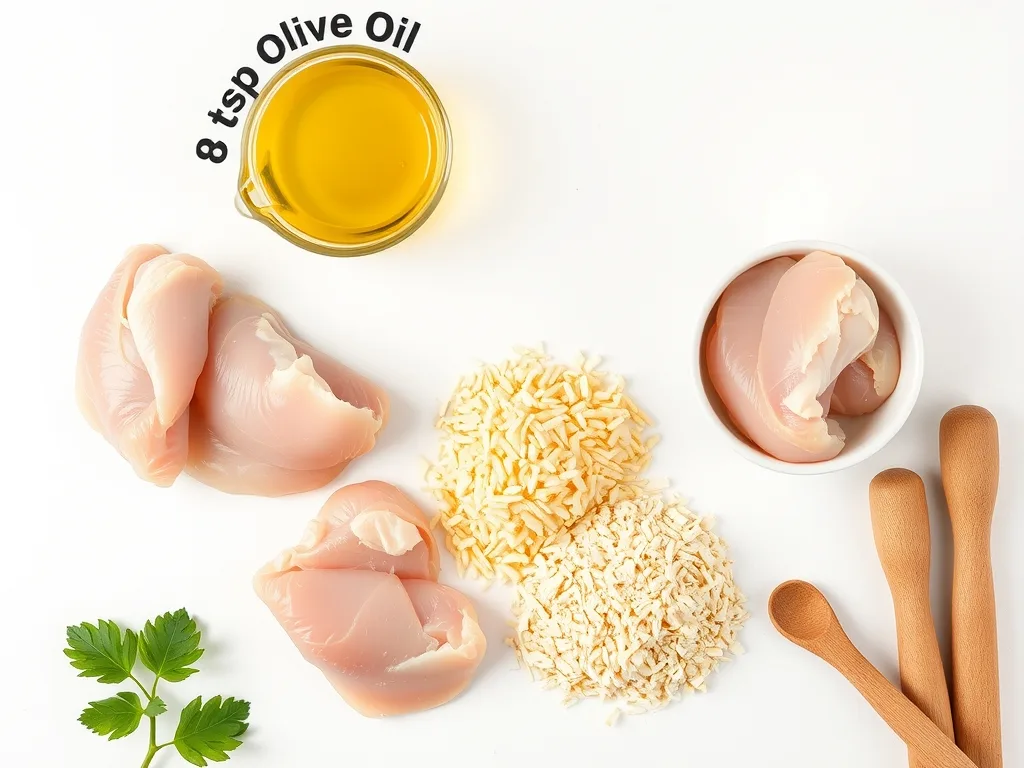 Ingredients - Baked Parmesan Chicken