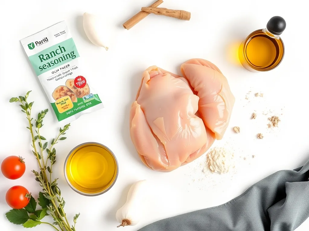 Ingredients - Baked Ranch Chicken Recipe
