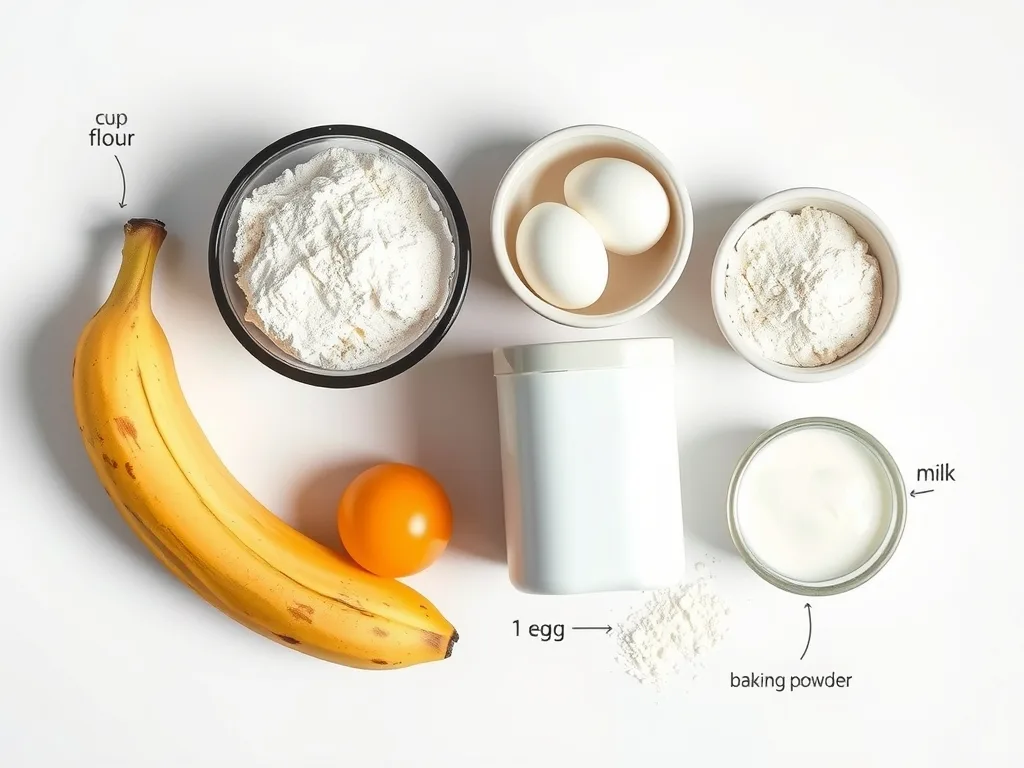 Ingredients - Banana Pancakes