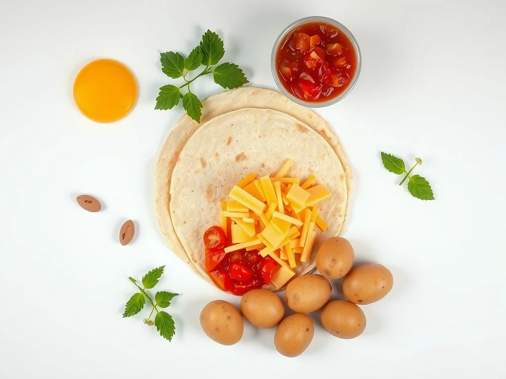 Ingredients - Breakfast Burrito