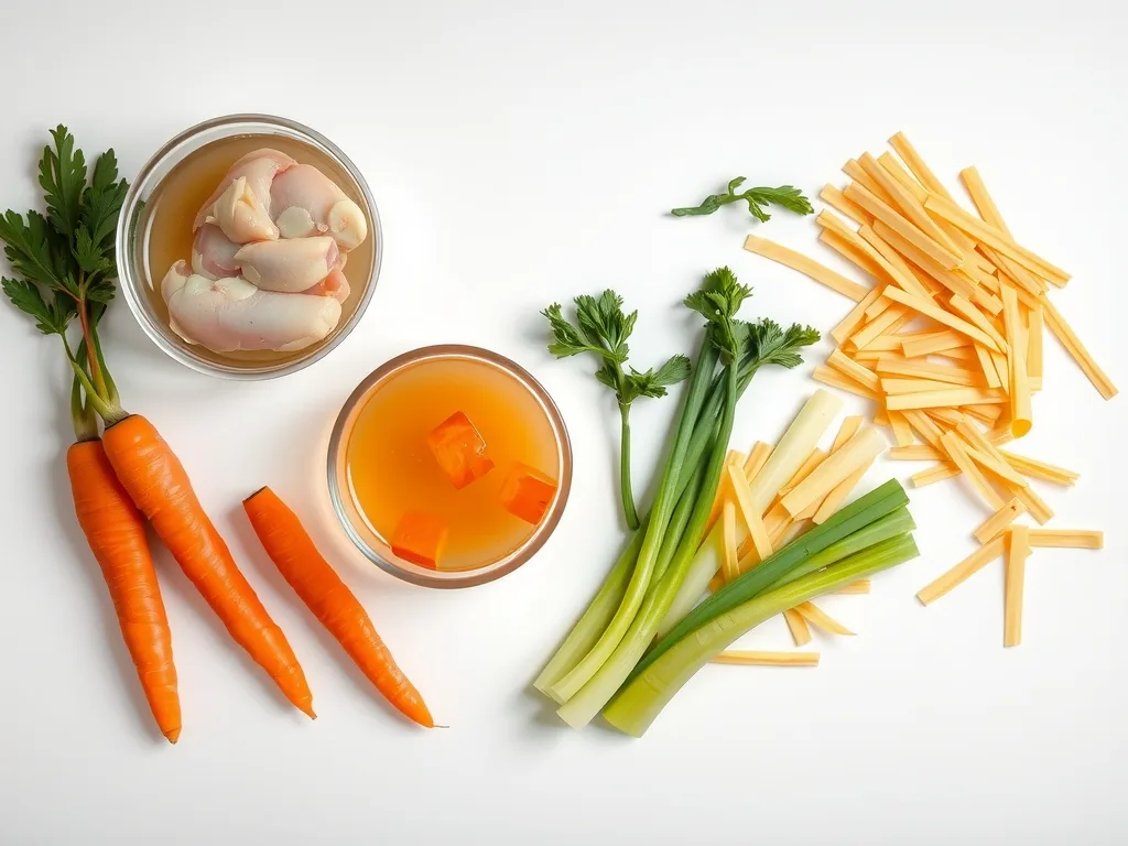 Ingredients - Chicken Noodle Soup