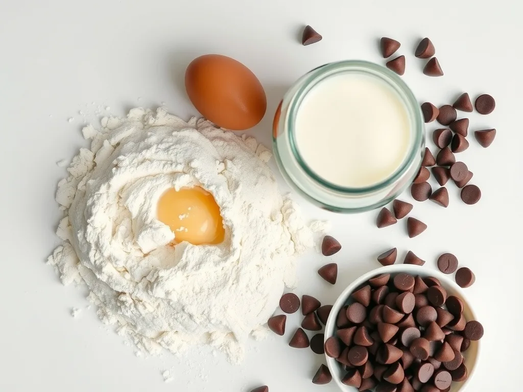 Ingredients - Chocolate Chip Pancakes