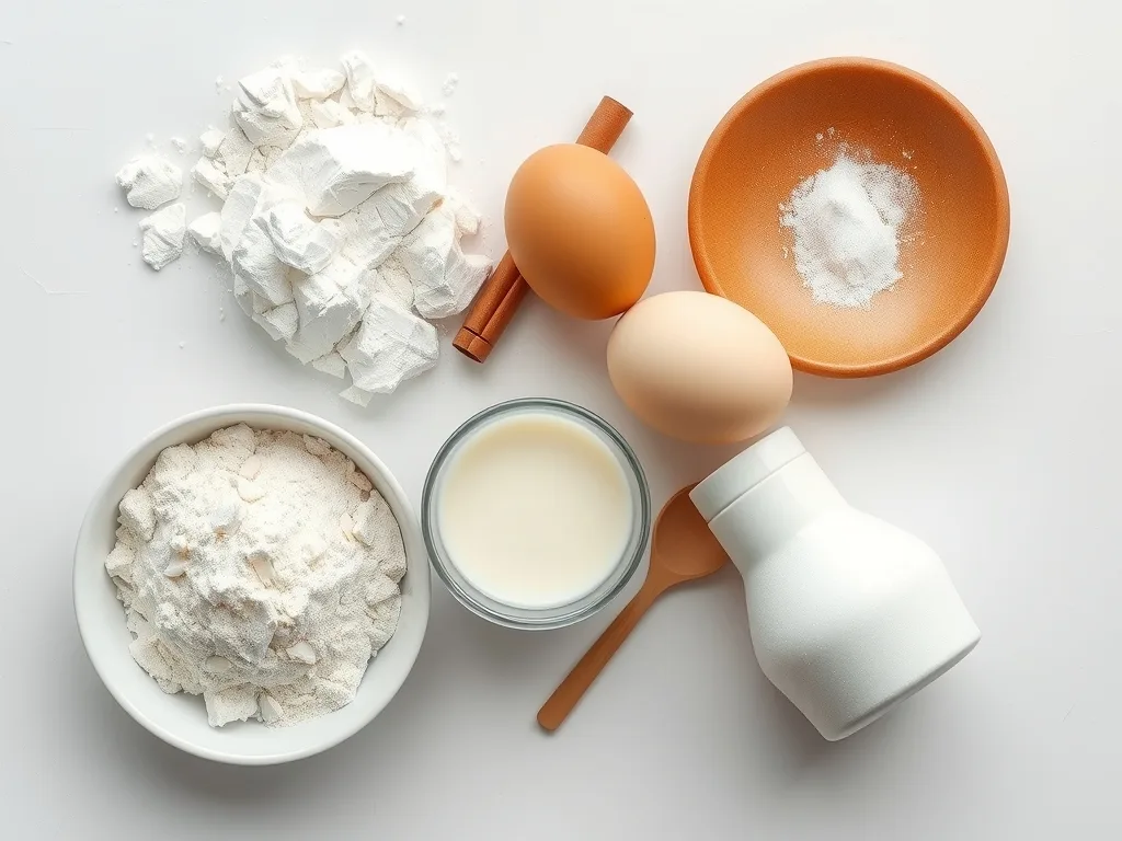 Ingredients - Cinnamon Pancakes