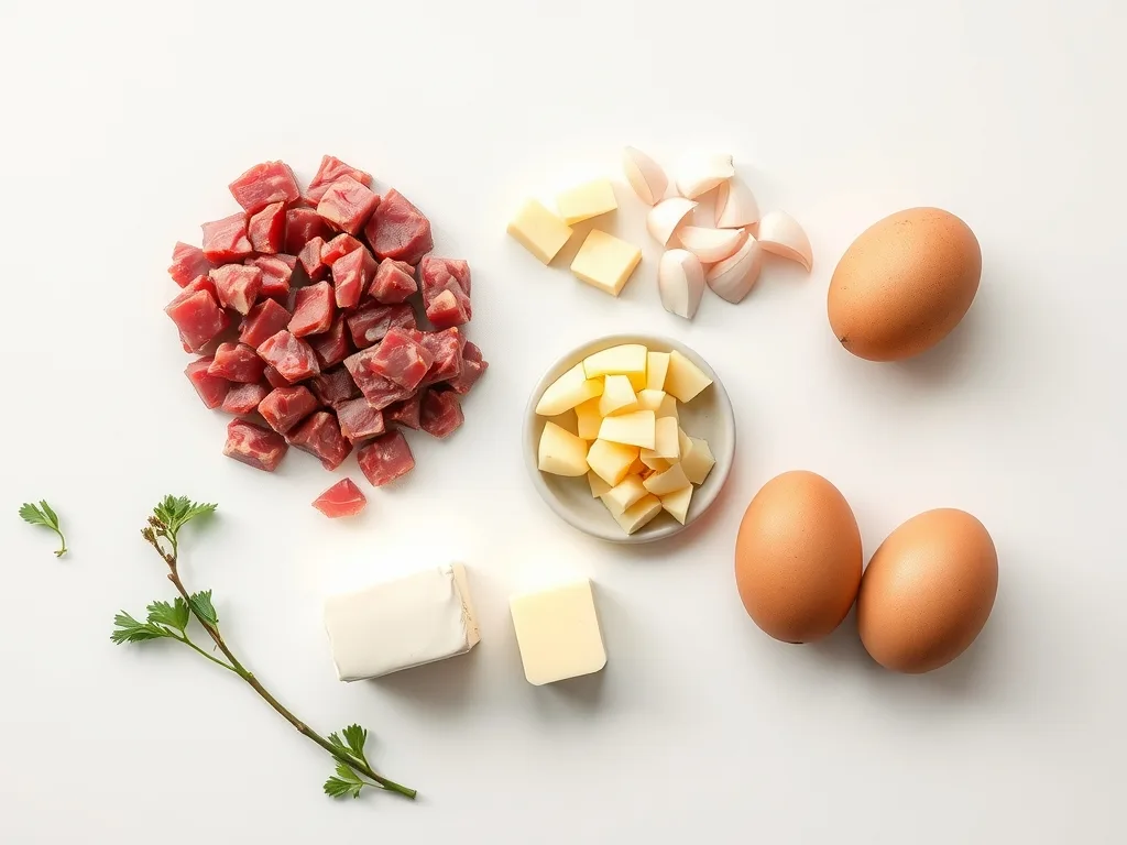 Ingredients - Corned Beef Hash