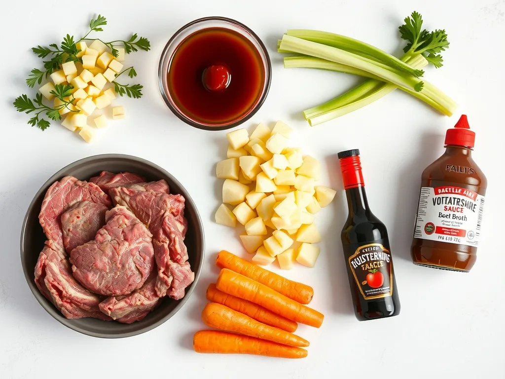 Ingredients - Crockpot Beef Stew