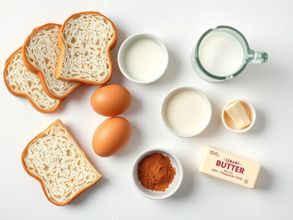 Ingredients - French Toast Recipe
