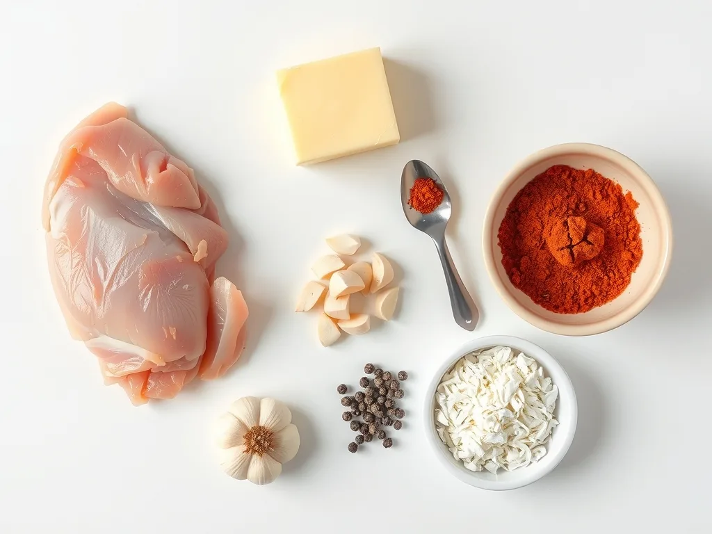 Ingredients - Garlic Butter Chicken Thighs
