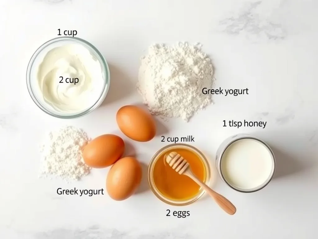 Ingredients - Greek Yogurt Pancakes