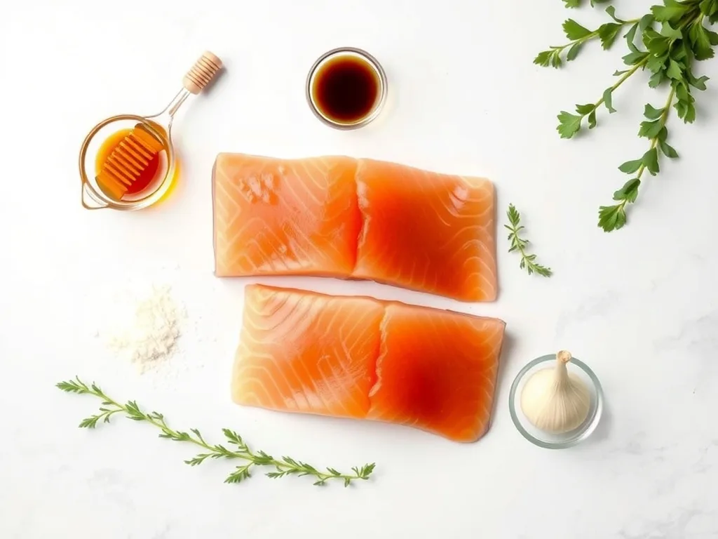 Ingredients - Honey Glazed Salmon