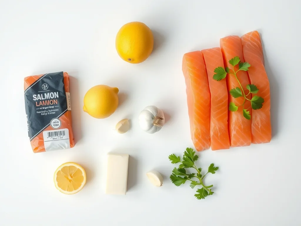 Ingredients - Lemon Butter Salmon