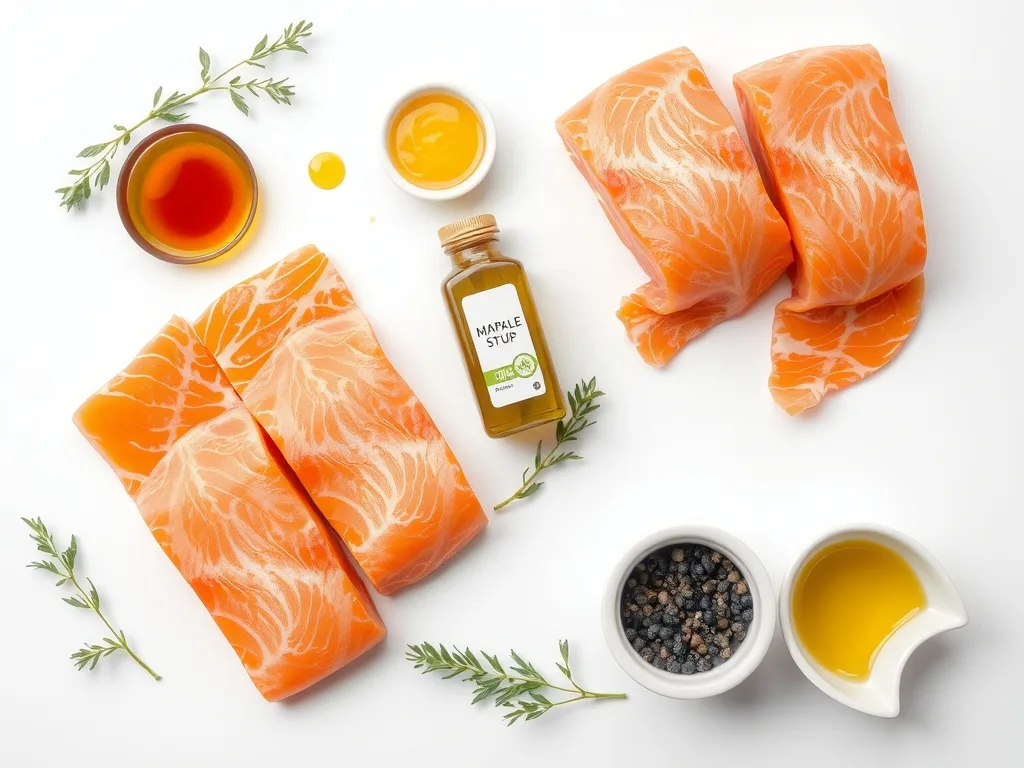 Ingredients - Maple Dijon Salmon