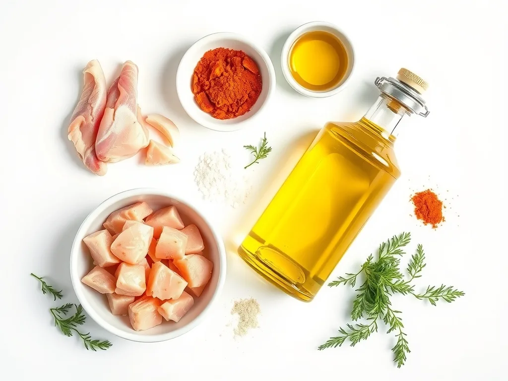 Ingredients - Oven Roasted Chicken  Thighs