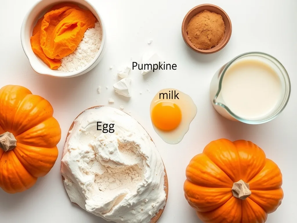 Ingredients - Pumpkin Pancakes