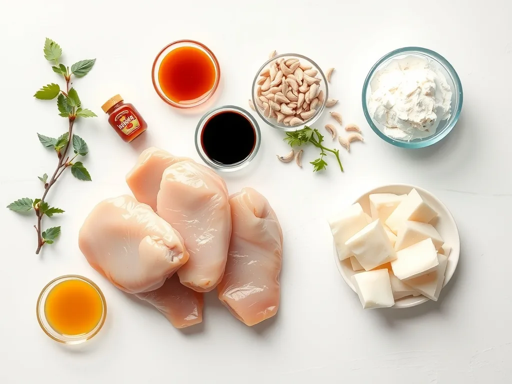 Ingredients - Slow Cooker Honey Garlic Chicken