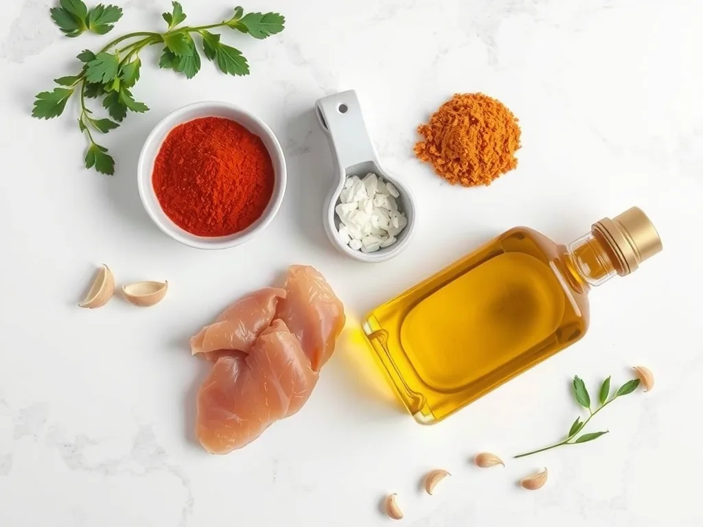 Ingredients - Smoky Paprika Chicken 