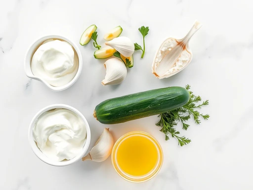 Ingredients - Tzatziki Sauce
