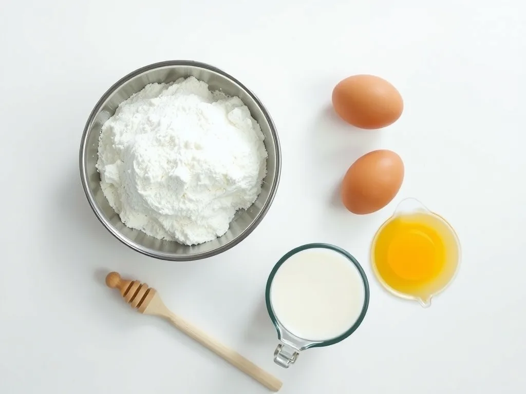 Ingredients - Vanilla Pancakes
