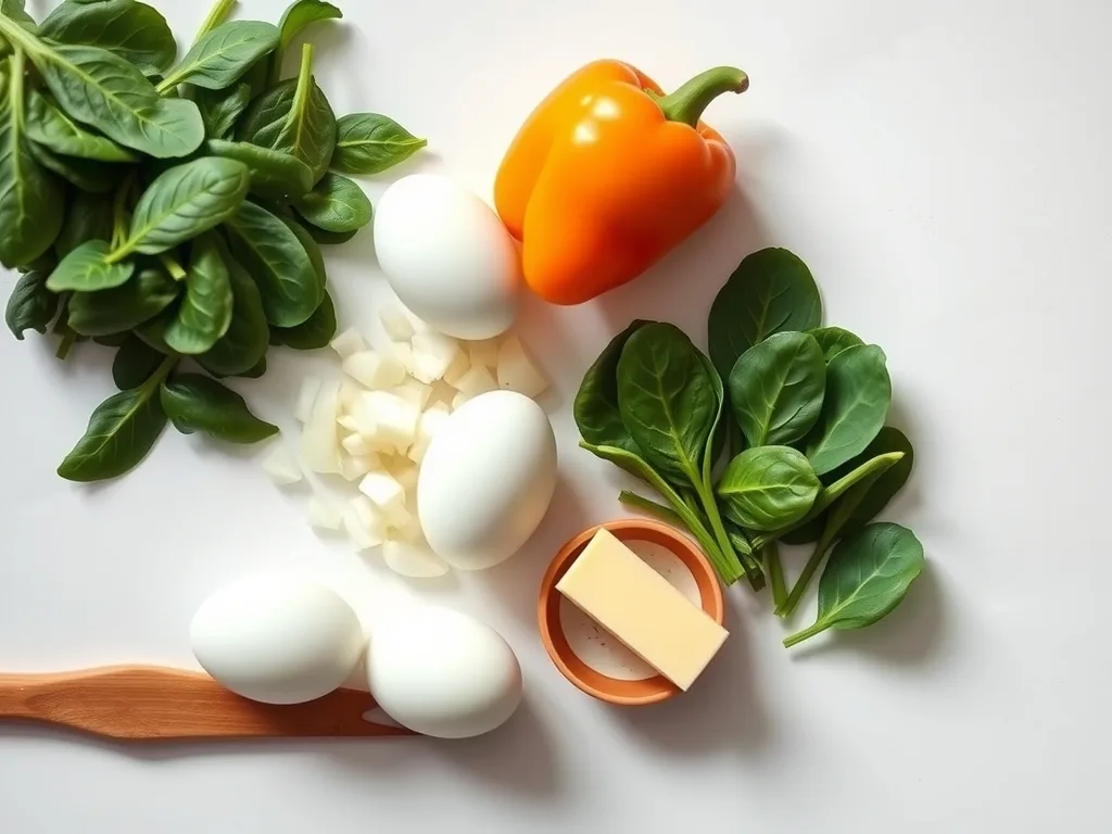 Ingredients - Veggie Omelet