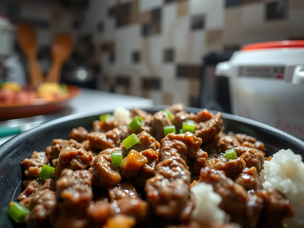 Korean Ground Beef Bowls