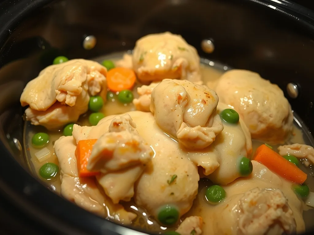 Slow Cooker Chicken and Dumplings