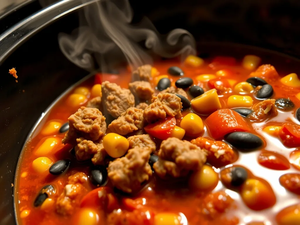 Slow Cooker Taco Soup